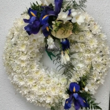 Coroa de margaridas para Funeral