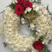 Coroa de margaridas para Funeral