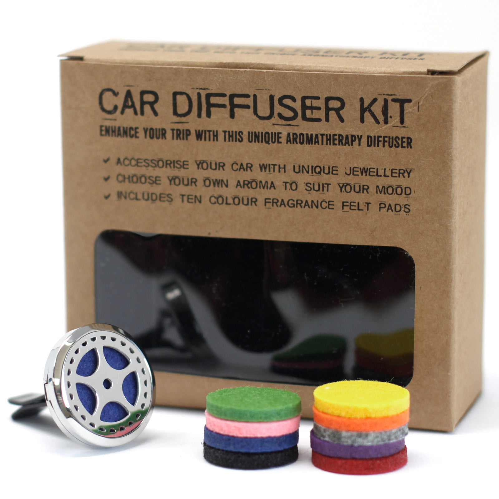 Kit de difusor de carro – Roda de carro – 30mm