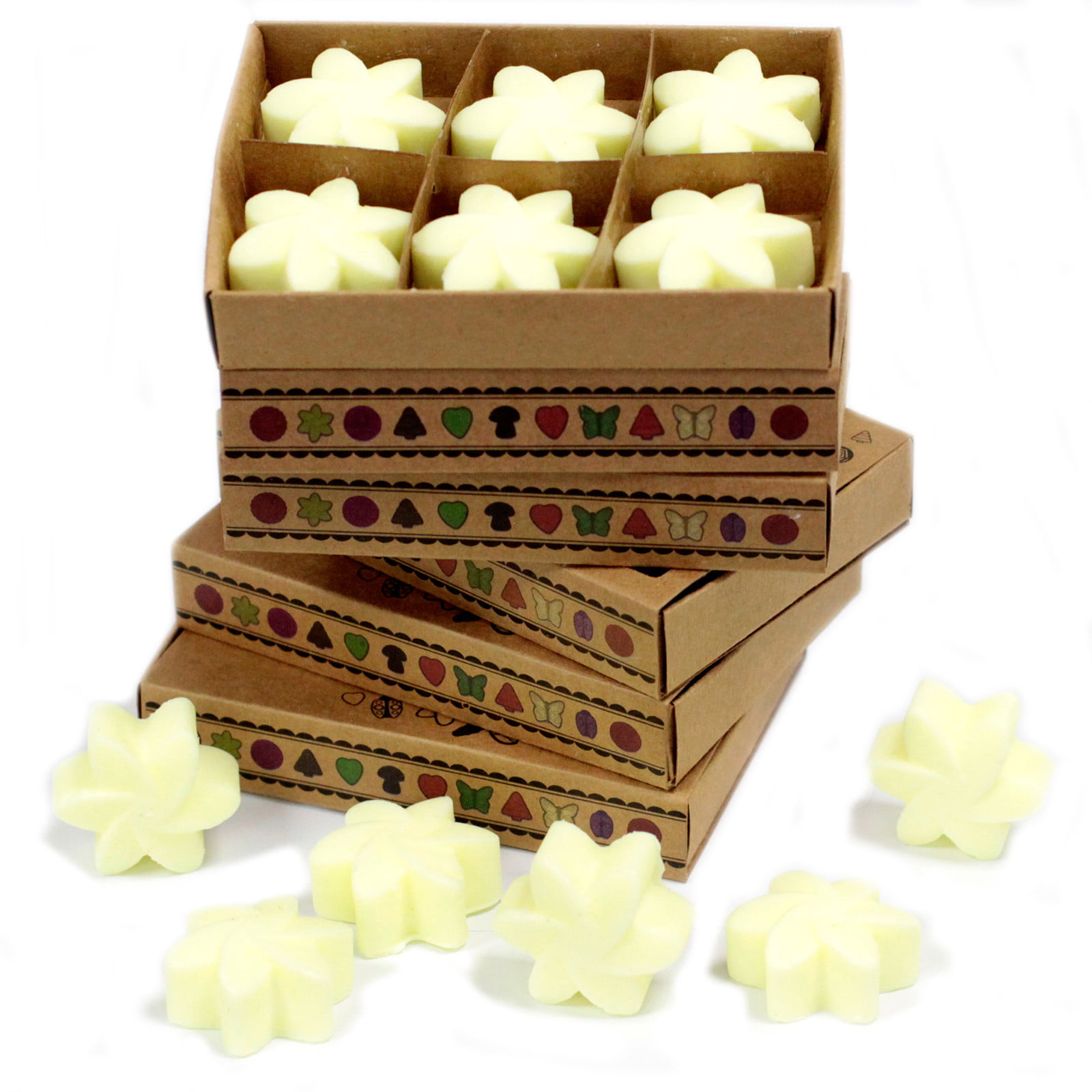 Caixa de 6 velas de soja – Limão