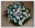 Coroa de Funeral S Tons Azul e Branco